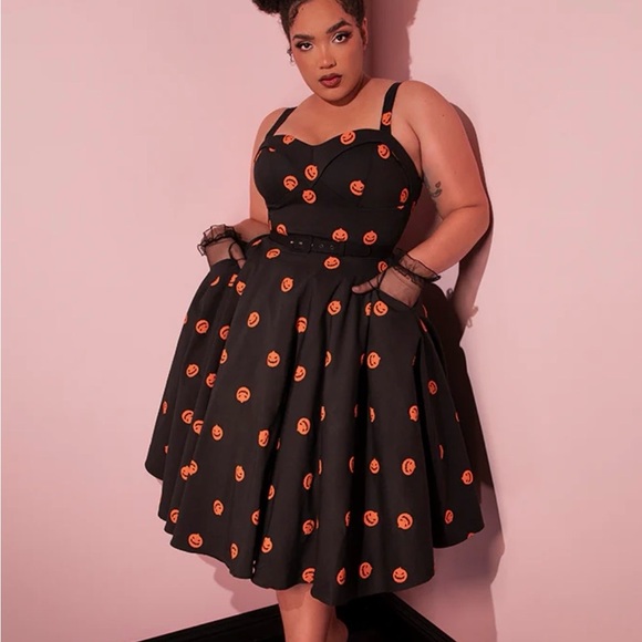 Vixen by Micheline Pitt Dresses & Skirts - Pumpkin King Maneater Dress Vixen by Micheline Pitt
